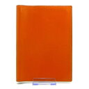 【新着】【中古】HERMES(エルメス) グローブトロッター 手帳 オレンジ ヴァッシュ
