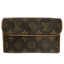 【中古】LOUIS VUITTON(ルイヴィトン) ポシェットフロランティーヌ ウエストポーチ モノグラム・キャンバス