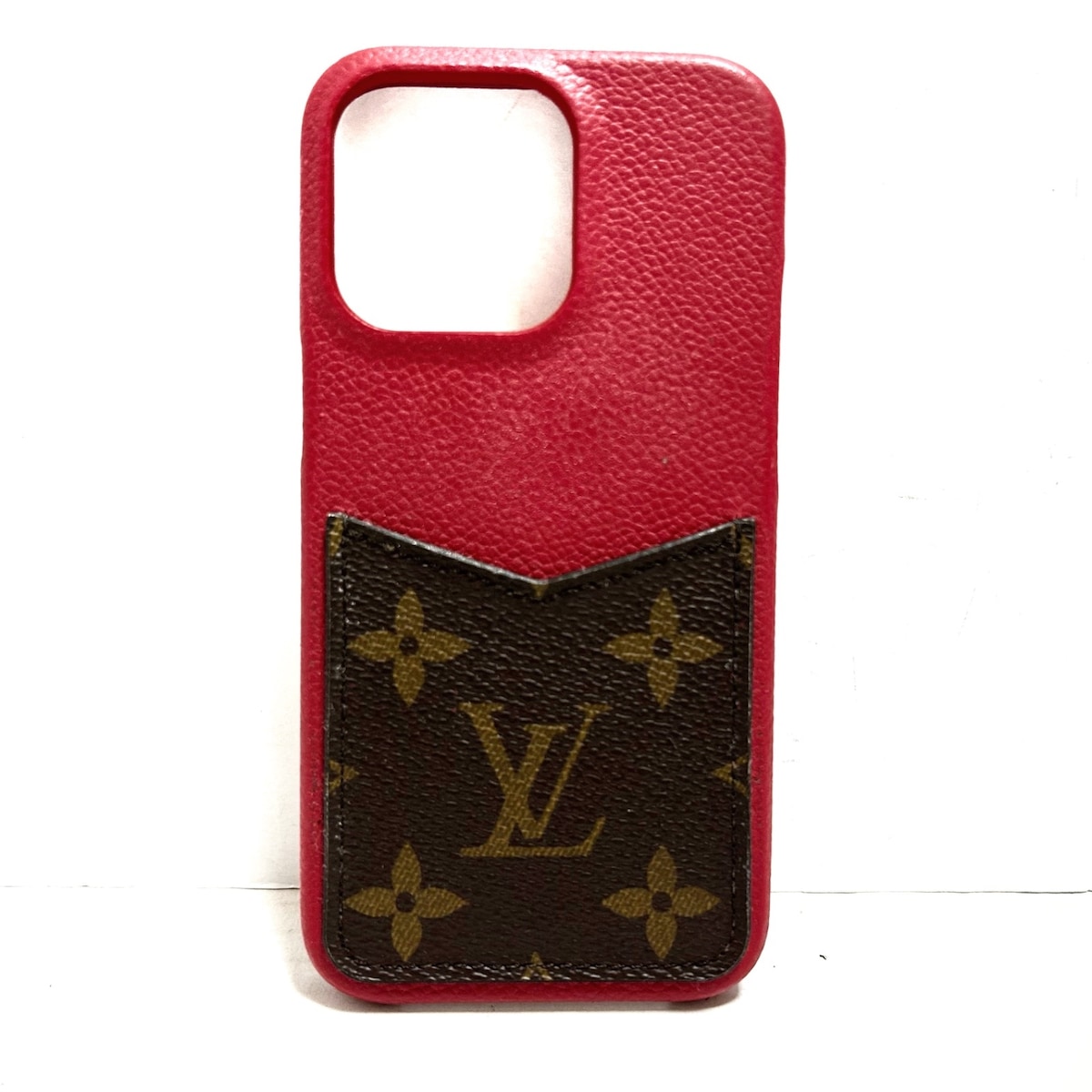 【中古】LOUIS VUITTON(ルイヴィトン) IPHONEバンパー13PRO 携帯電話ケース  ...