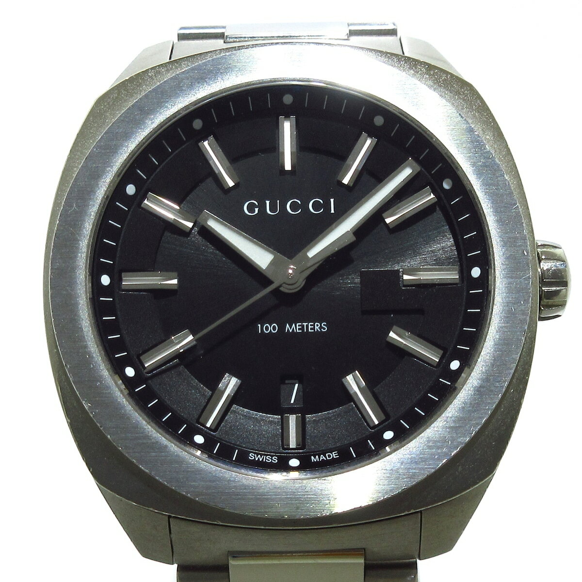 【中古】GUCCI(グッチ) 腕時計 黒