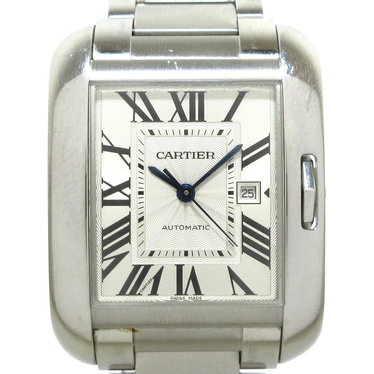 【中古】Cartier(カルティエ) タンクアングレーズ 腕時計 シルバー