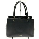 【中古】Kate spade(ケイトスペード) ハンドバッグ 黒 レザー