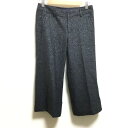 【中古】Burberry Blue Label(バーバリーブルーレーベル) パンツ クロップド(半端丈)/ラメ ダークグレー