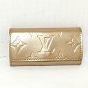 【中古】LOUIS VUITTON(ルイヴィトン) ミュルティクレ4 キーケース ノワゼット パテントレザー（モノグラムの型押し）