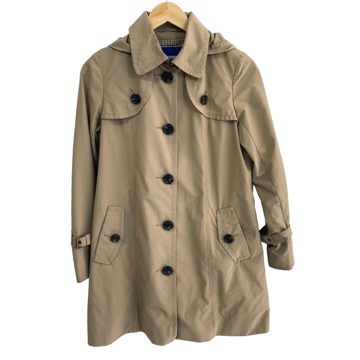 【中古】Burberry Blue Label(バーバリーブルーレーベル) コート 長袖/秋/春 ベージュ