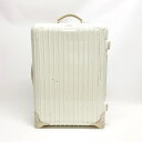 【新着】【中古】RIMOWA(リモワ) キャリーバッグ ロックナンバー【000】/2輪 アイボリー  ...