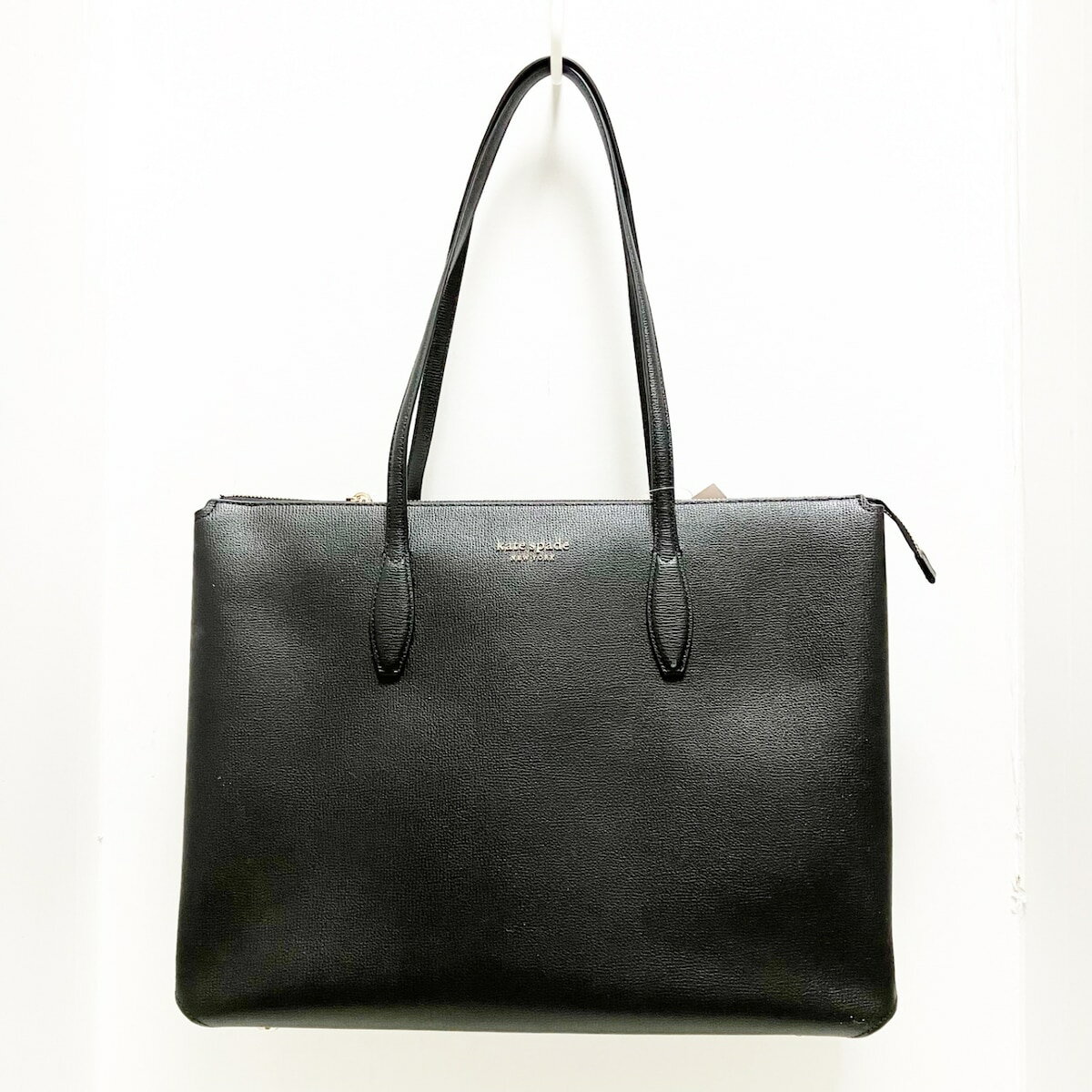 【中古】Kate spade(ケイトスペード) ショルダーバッグ 黒 レザー