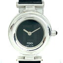 【新着】【中古】FENDI(フェンディ) 腕時計 社外ベルト 黒×ダークグレー