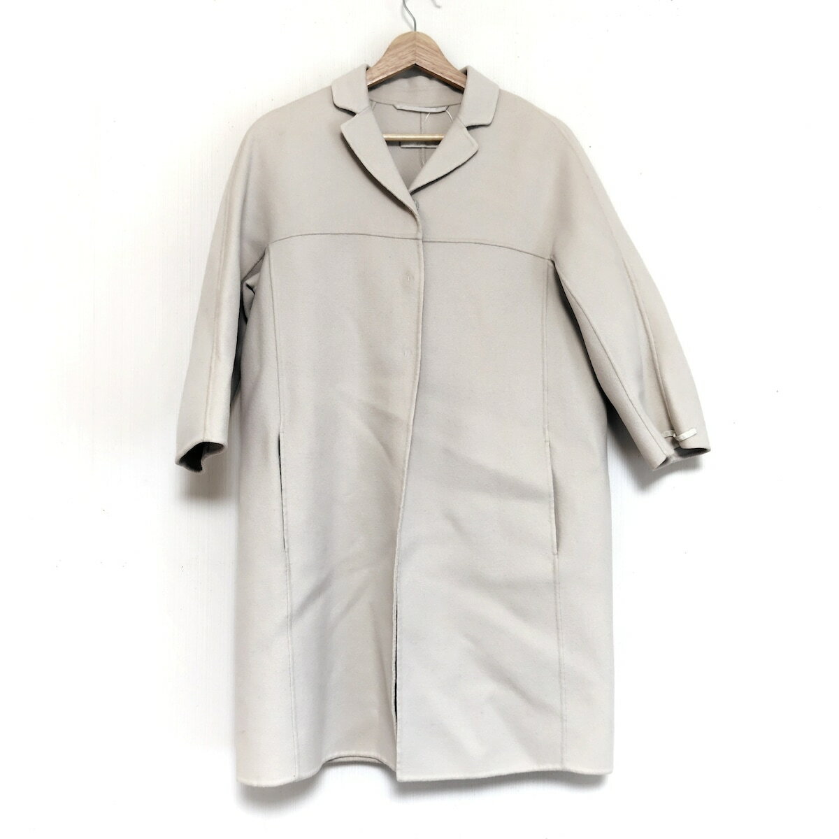 【中古】S Max Mara(マックスマーラ) コート 長袖/春/秋 ベージュ