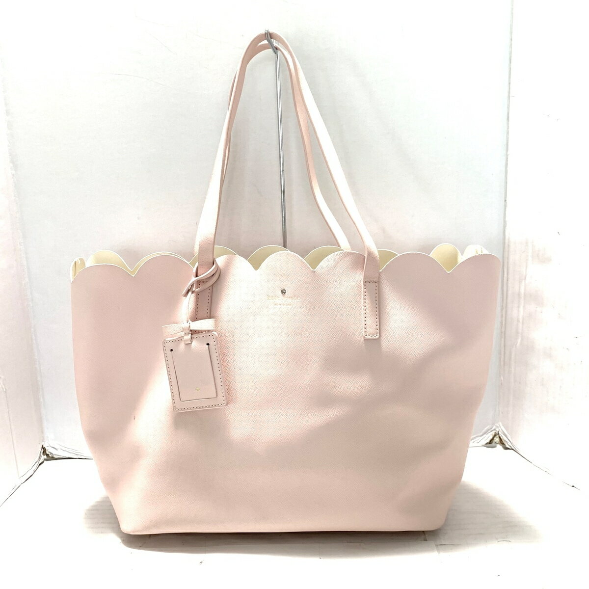 【中古】Kate spade(ケイトスペード) トートバッグ ライトピンク レザー