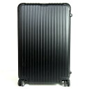 【新着】【中古】RIMOWA(リモワ) サルサ マルチホイール70 マットブラック キャリーバッグ TSAロックナンバー【000】 黒 ポリカーボネイト