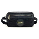 【新着】【中古】GUCCI(グッチ) Gucci Off The Grid ベルトバッグ ウエストポーチ 黒 ジャガード×レザー