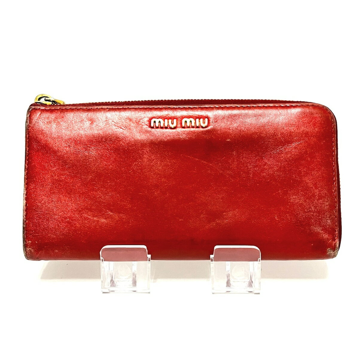 【中古】miumiu(ミュウミュウ) 長財布