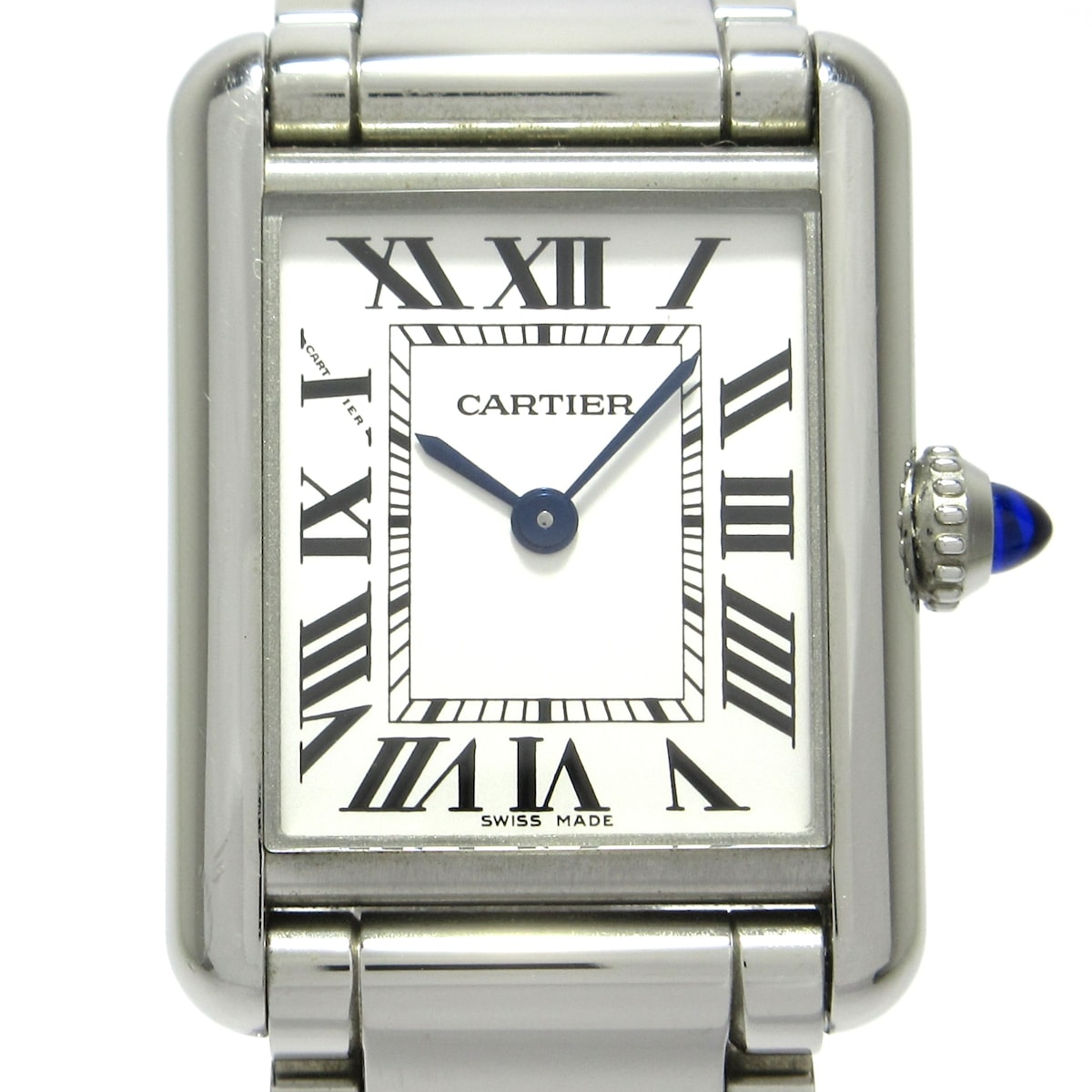 【中古】Cartier(カルティエ) タンクマスト 腕時計 SS 白