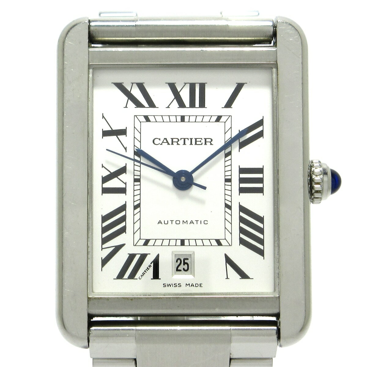 【新着】【中古】Cartier(カルティエ) タンクソロXL 腕時計 SS シルバー