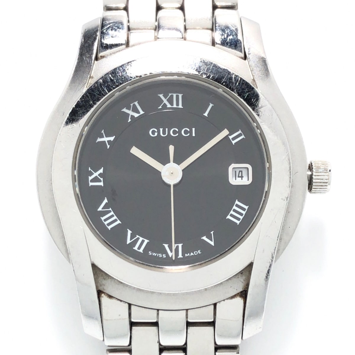 【中古】GUCCI(グッチ) 腕時計 黒