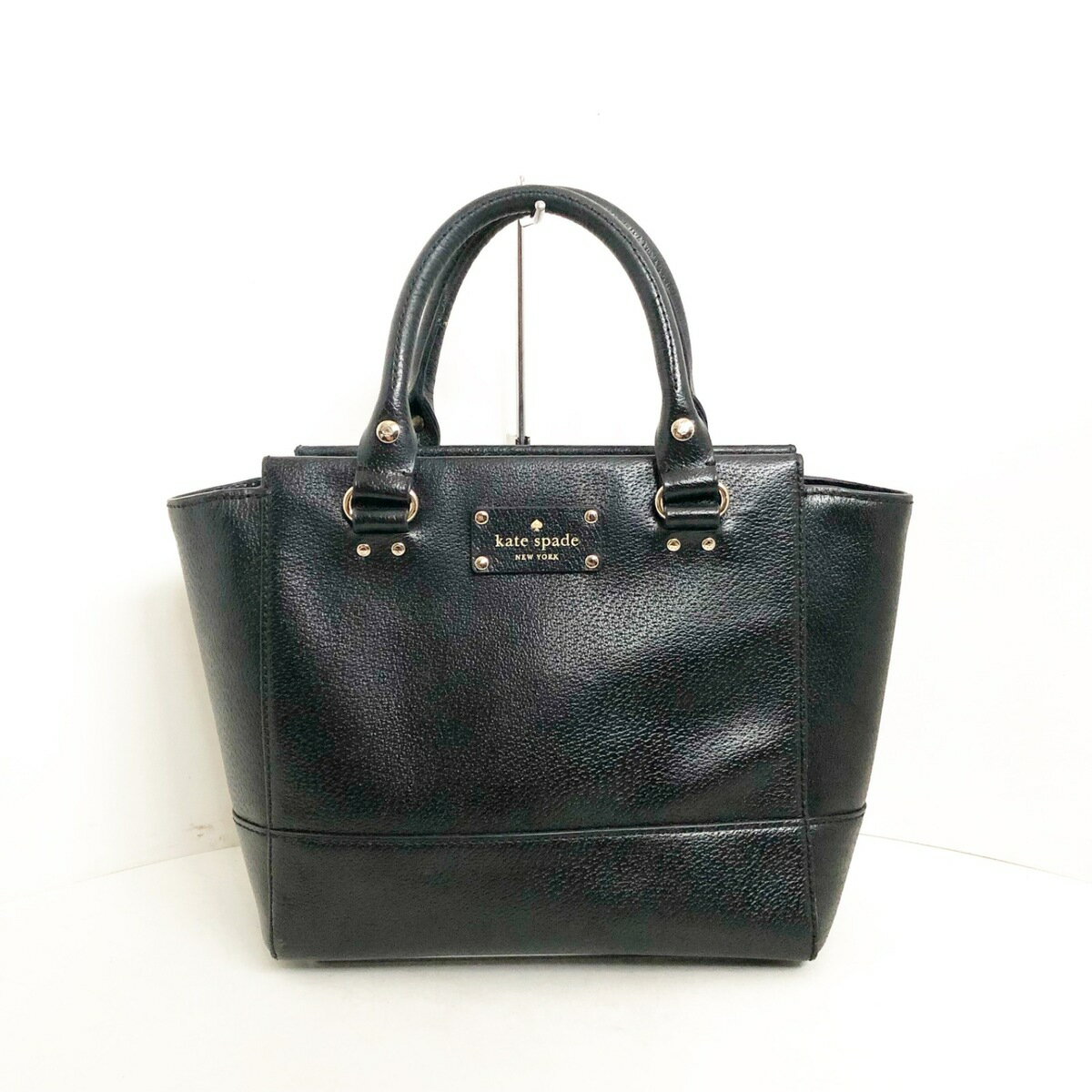 【新着】【中古】Kate spade(ケイトスペード) ハンドバッグ 黒 レザー