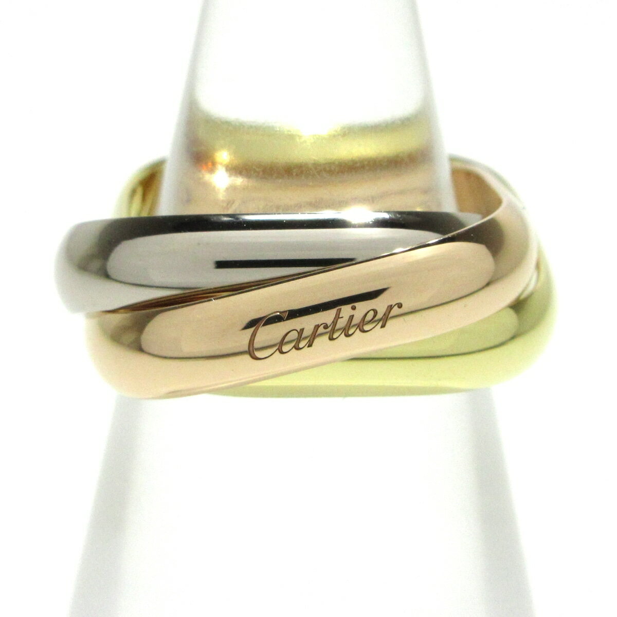 【新着】【中古】Cartier(カルティエ) トリニティ クッション リング MM 3連リング 100周年モデル K18スリーカラーのサムネイル