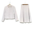 【中古】UNTITLED(アンタイトル) スカートセットアップ アイボリー