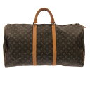【中古】LOUIS VUITTON(ルイヴィトン) キーポル60 ボストンバッグ モノグラム・キャンバス