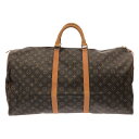 【中古】LOUIS VUITTON(ルイヴィトン) キーポル60 ボストンバッグ モノグラム・キャンバス