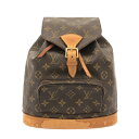 【中古】LOUIS VUITTON(ルイヴィトン) モンスリMM リュックサック モノグラム・キャンバス
