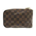 【中古】LOUIS VUITTON(ルイヴィトン) ジェロニモス ウエストポーチ エベヌ ダミエキャンバス