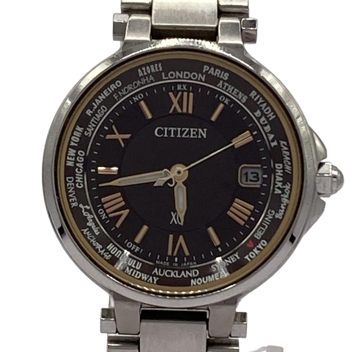 【新着】【中古】CITIZEN(シチズン) XC(クロスシー) 腕時計 エコドライブ シルバー