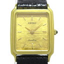 【中古】SEIKO(セイコー) EXCELINE(エクセリーヌ) 腕時計 ベルト社外 ゴールド