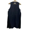 【中古】CARVEN(カルヴェン) ワンピース ノースリーブ/ひざ丈 ネイビー×黒