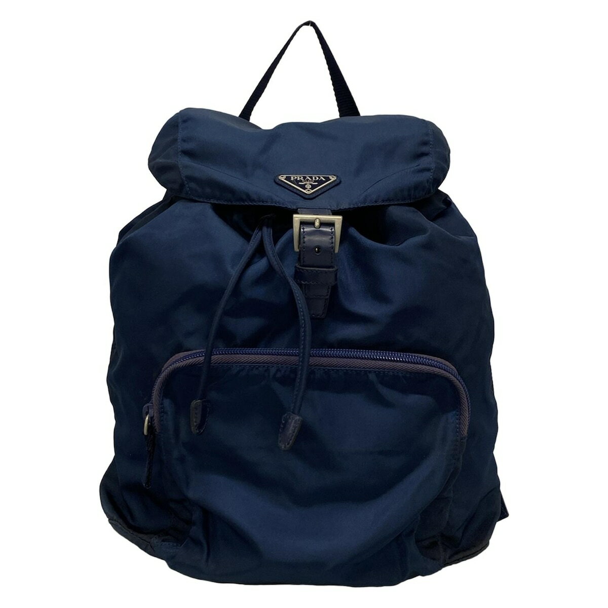 希少【PRADA】ダークブルー ロゴ ナイロン バックパック 楽天市場】プラダ PRADA(カラーネイビー)(バックパック