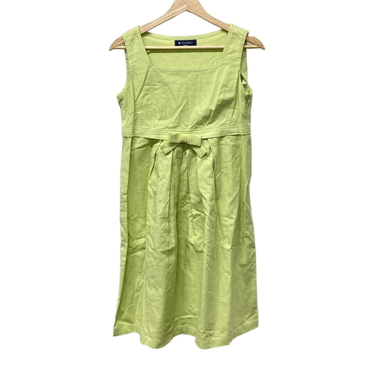【中古】M'S GRACY(エムズグレイシー) ワンピースセットアップ ライトグリーン
