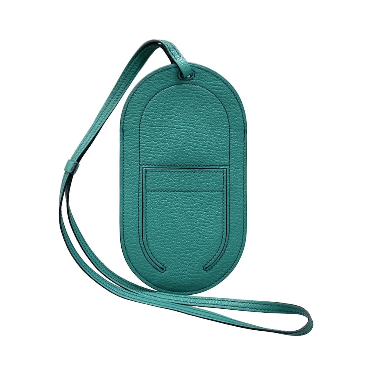 【中古】HERMES(エルメス) インザループ トゥーゴーPM 携帯電話ケース スマホポシェット ヴェールヴェ..