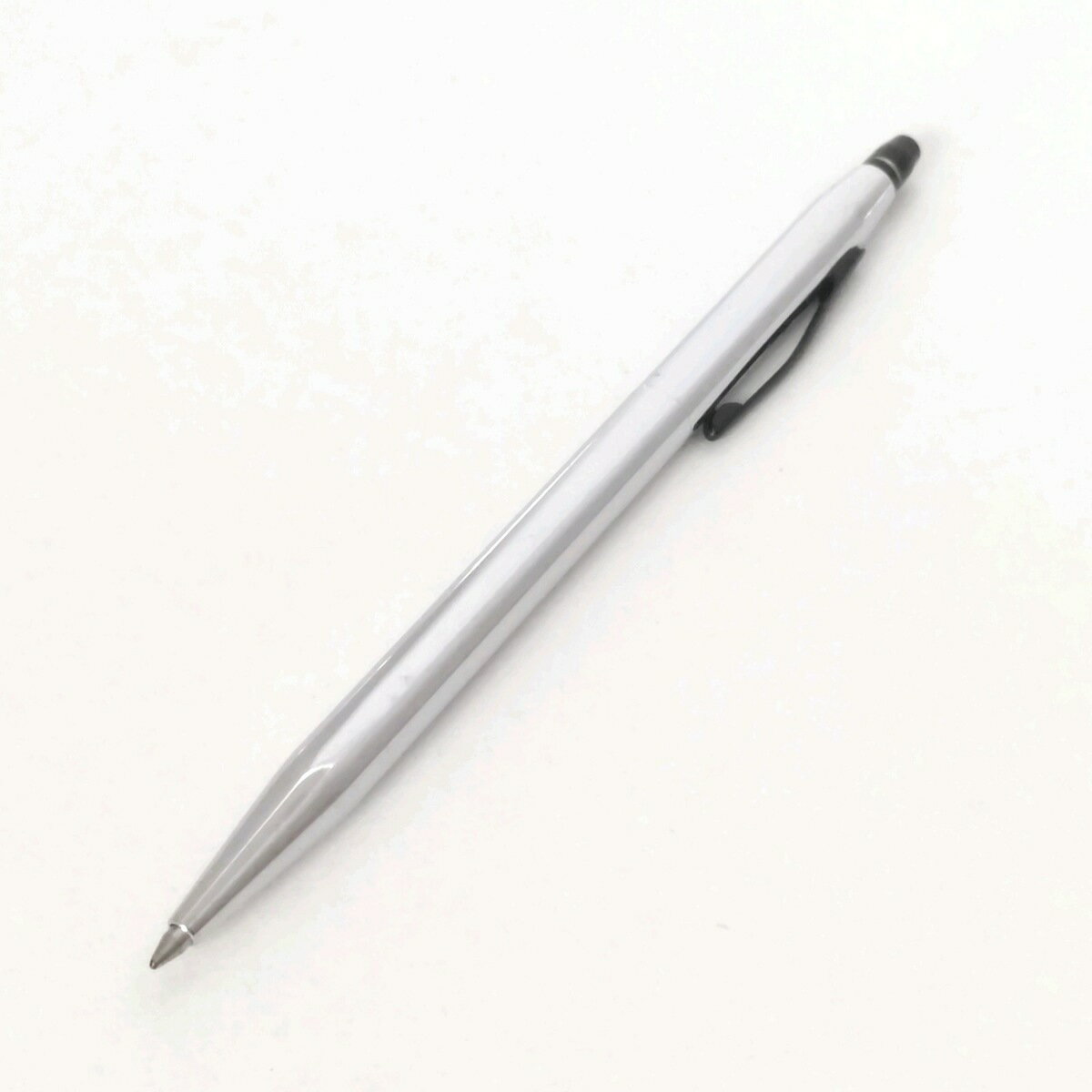 【中古】CROSS(クロス.) ボールペン インクあり(黒) シルバー