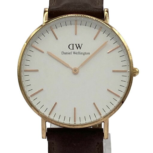 【中古】Daniel Wellington(ダニエルウェリントン) 腕時計 白 【中古】Daniel Wellington(ダニエルウェリントン) 腕時計 白