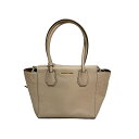 【中古】MICHAEL KORS(マイケルコース) ハンドバッグ ベージュ レザー