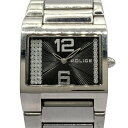 【中古】POLICE(ポリス) 腕時計 黒