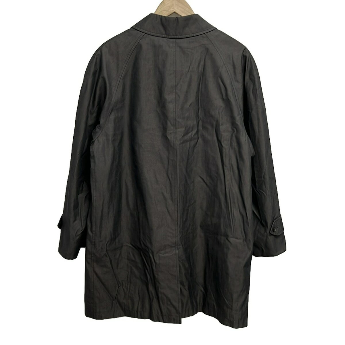 【中古】Burberry LONDON(バーバリーロンドン) トレンチコート 長袖/ライナー付き/秋/冬 ダークグレー