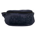 【新着】【中古】Manhattan Portage(マンハッタンポーテージ) ウエストポーチ 刺繍ロゴ/35th限定 ネイビー