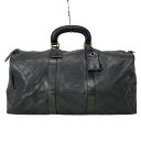 【新着】【中古】CHANEL(シャネル) ビコローレ ボストンバッグ ゴールド金具/本体ロックなし 黒 ラムスキン