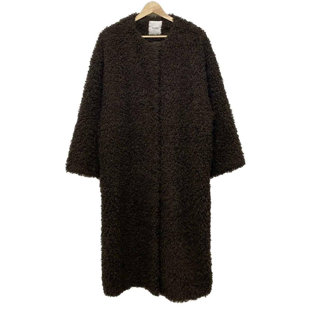 【新着】【中古】CLANE(クラネ) コート 長袖/ボア/冬 ブラウン