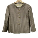 【中古】ARMANICOLLEZIONI(アルマーニコレッツォーニ) ジャケット ベージュ×ライトブラウン