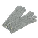 【新着】【中古】CHANEL(シャネル) 手袋 ココマーク グレー カシミヤ