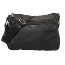 【新着】【中古】PRADA(プラダ) ショルダーバッグ 黒 レザー