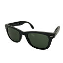 【中古】Ray-Ban(レイバン) サングラス 折りたたみ/FOLDING WAYFARER 黒
