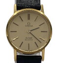 【中古】OMEGA(オメガ) 腕時計 プッシュ竜頭 ゴールド
