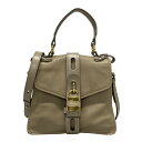 【中古】Chloe(クロエ) アビー ハンドバッグ ベージュ レザー