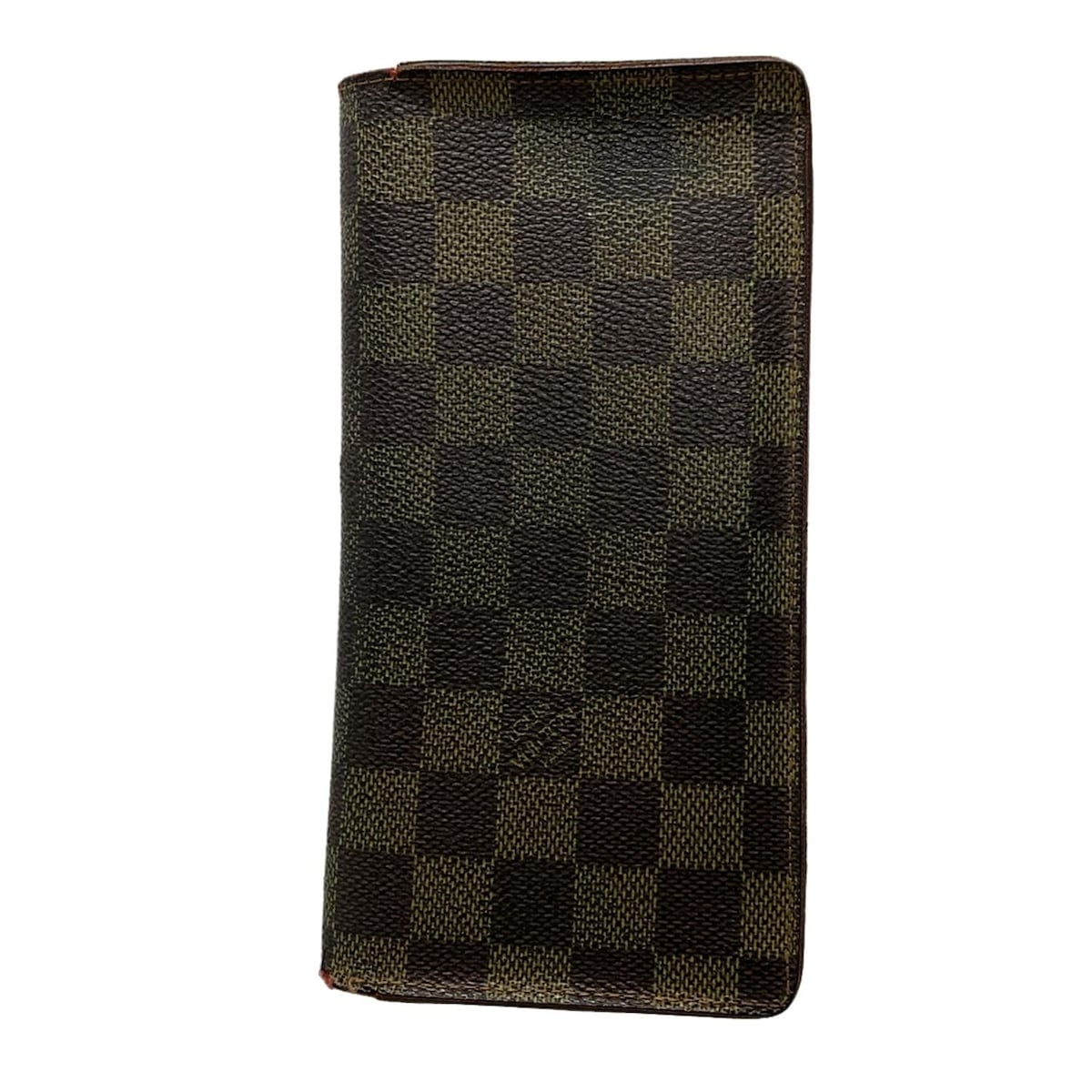 【中古】LOUIS VUITTON(ルイヴィトン) ポルトフォイユ・ブラザ 長財布 エベヌ