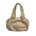 【中古】FURLA(フルラ) ハンドバッグ ベージュ レザー
