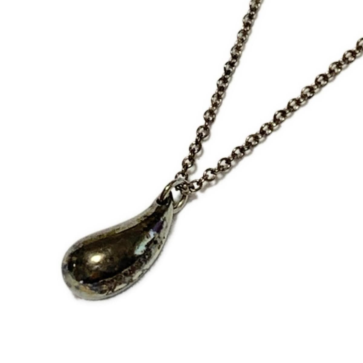 【中古】TIFFANY&Co.(ティファニー) ティアドロップ ネックレス シルバー